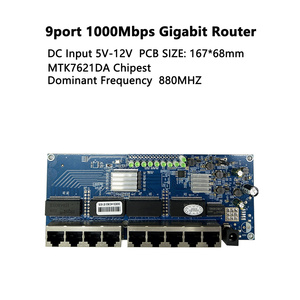 Nuevo Router de 9 Gigabits y 1000Mbps con Software de Código Abierto OpenWRT, 1 Puerto WAN, 8 Puertos LAN, MTK7621DA, Puerto UTP RJ45, Interfaz de Gestión en Inglés - Product Image 2