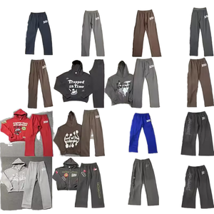 เสื้อฮู้ดดี้โอเวอร์ไซส์บุผ้าฝ้าย 100% สำหรับผู้ชาย น้ำหนักมาก พิมพ์ลายพัฟ ระบายอากาศได้ดี เป็นมิตรกับสิ่งแวดล้อม ลายตัวอักษรสำหรับฤดูใบไม้ร่วง - Product Image 4