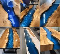 Résine époxy à coulée profonde pour tables en bois, transparente comme du cristal, résistante aux UV, pour les travailleurs du bois et le bricolage