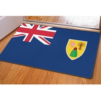 Tapis de porte décoratif avec drapeau national 40*60cm, tapis de sol flexible antidérapant en polyester, parfait pour les cadeaux et la décoration de la maison
