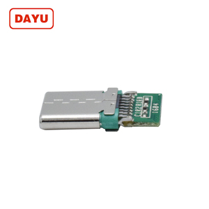 Usine USB Type C Connecteur Type 2.0 <span class=keywords><strong>Jack</strong></span> <span class=keywords><strong>mâle</strong></span> 4 Broches <span class=keywords><strong>À</strong></span> <span class=keywords><strong>Souder</strong></span> pour Câble USB C - Product Image 5