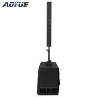 LA445 Sistema de sonido profesional de arreglo lineal con altavoces de columna autoamplificados para interiores y exteriores