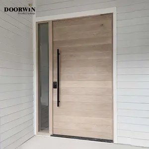 Quality Custom Pivot Entry Door Original Manufacturer For Customized Entrance Door Quality Solid Wood Entrance Door