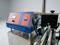 Machine de scellage industrielle à induction pour bouteilles en plastique et en verre, 1-18 m/min, haute vitesse