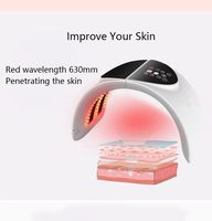 Peralatan Perawatan Kulit Wajah Salon SPA Lampu Kecantikan LED Photon untuk Leher Wajah Tubuh Digital Pintar untuk Penggunaan di Rumah