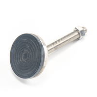 Support de pied en acier inoxydable robuste avec vis de réglage horizontal pour film à bulles
