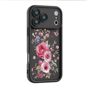 Funda de Teléfono Pintada a Prueba de Golpes con Diseño Floral de Animales Rosas para 17/14 <span class=keywords><strong>Pro</strong></span> <span class=keywords><strong>Max</strong></span>/16 <span class=keywords><strong>Pro</strong></span>/13/15 para Chicas - Product Image 5