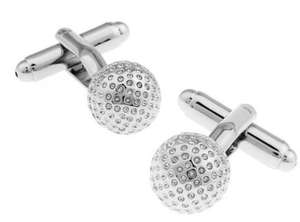 Boutons de manchette personnalisés <span class=keywords><strong>pour</strong></span> hommes Business Shirt Boutons de manchette argent Sports Raquette Golf Boutons de manchette <span class=keywords><strong>pour</strong></span> hommes - Product Image 3