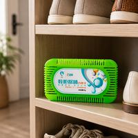 Boîte désodorisante pour armoire à chaussures 60g, absorbeur d'odeurs au charbon actif avec coque ventilée en PP, OEM ODM Vente en gros