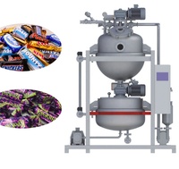 Nouvelle machine à enrober les barres chocolatées MK Snickers - Certifiée ISO, alimentation par prise, faible coût d'entretien, garantie 1 an, personnalisable