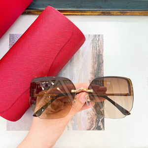 Gafas de Sol de Diseño de Lujo al por Mayor, con Marco Metálico sin Montura, Personalizables con Logotipo, para Hombre - Product Image 1