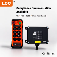 Télécommande radio hydraulique proportionnelle LCC QA600 pour grue de camion et excavatrice, adaptable, 433 MHz, OEM, IP65, CE, FCC