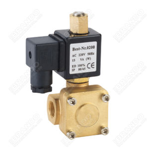 電気ソレノイドバルブ0955205 3/8 ''1.6MPa 2ウェイ通常オープンウォーターエア真鍮エアコンプレッサー220VAC 110VAC 24VAC 24VDC - Product Image 1