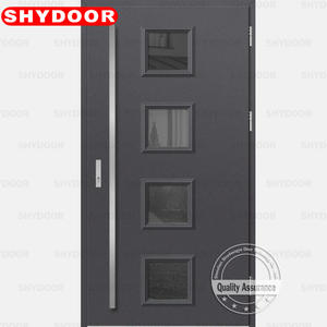 Porte en aluminium gaufré de style européen, détails en fonte d'aluminium, modèle <span class=keywords><strong>Versailles</strong></span> - Product Image 2