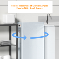 Purificateur d'eau RO à 5 étapes à faible bruit avec roues pivotantes et haute performance pour les écoles, les hôtels et les bureaux