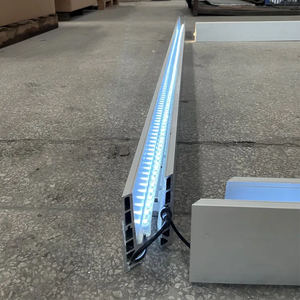 Rampe d'escalier intérieure avec éclairage LED, <span class=keywords><strong>balustrade</strong></span> <span class=keywords><strong>en</strong></span> verre feuilleté, <span class=keywords><strong>aluminium</strong></span>, canal <span class=keywords><strong>en</strong></span> U, rampe <span class=keywords><strong>en</strong></span> verre <span class=keywords><strong>extérieure</strong></span> - Product Image 5