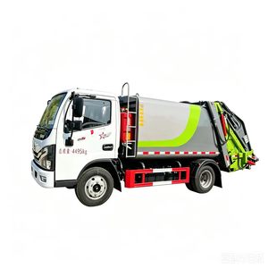 Camión <span class=keywords><strong>Compactador</strong></span> de <span class=keywords><strong>Basura</strong></span> Dongfeng 4X2 de 7 Metros Cúbicos, Camión de <span class=keywords><strong>Basura</strong></span> Municipal, Vehículo de Transferencia de Residuos Domésticos - Product Image 5