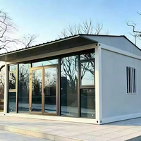 Maisons préfabriquées en conteneurs de 20 pieds, adaptées aux résidences, aux bureaux et aux hôtels, conteneur portable et démontable, maison en conteneur
