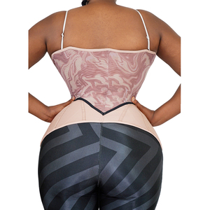 Faja Reductora de Cintura de Alta Compresión, Top Corsé Ajustable, Moldeador Corporal Sin Costuras de Nylon, Faja Moldeadora de Abdomen - Product Image 4