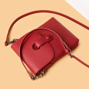 Mini Bolso Bandolera para Teléfono Celular para Mujer, Bolso de Hombro Cuadrado Pequeño de Cuero Genuino Vintage, Cartera para Teléfono con Cierre de Cremallera - Product Image 4