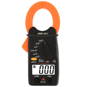 Multímetro de pinza Victory Instruments VC6017, 500A CA, 200A CC, amperímetro digital de bolsillo para pruebas eléctricas - Product Image 2