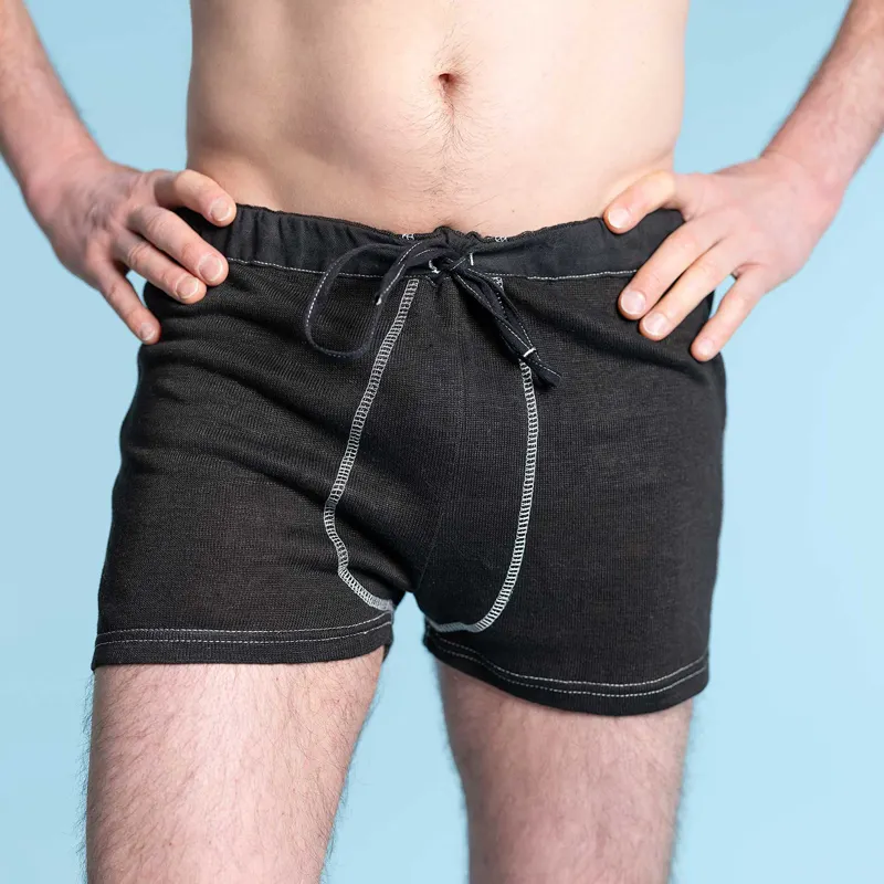 Hanf Strick Boxershorts Herrenunterwäsche Unterhosen für Herren Kordelzug Höschen bio Herren Boxershorts Unterhosen