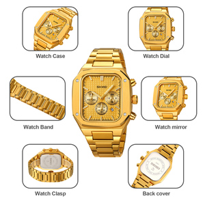 Reloj para hombre con cronómetro, diseño robusto y versátil para un uso diario confiable y resistente al agua, con logotipo personalizado. - Product Image 4