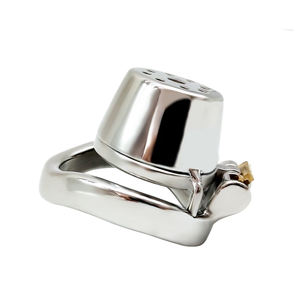 FRRK เซ็กซ์ทอย BDSM ขนาด4.7ซม.,ปลั๊กสแตนเลส304พร้อมอุปกรณ์ที่มีความบริสุทธิ์กรงไก่สั้นกรงโลหะบริสุทธิ์สำหรับผู้ชาย - Product Image 3