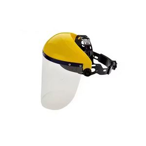 Vente directe d'usine, visière de sécurité intégrale montée sur la tête, visière transparente en polycarbonate, anti-éclaboussures, anti-impact, casque réglable - Product Image 2