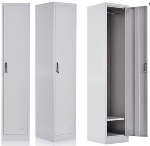 Armario Metálico de 1 Puerta para Hostel, Casillero, Guardarropa, Armario de Acero de 1 Puerta, Armarios para Escuelas, Cerradura para Armario, Armario Individual - Product Image 1