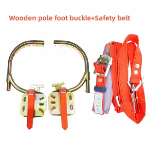 Chaussures de fer à grimper réglables Pédale électrique pour grimper Tige d'escalade Ceinture de sécurité Poteaux en bois Outil spécial Boucle de <span class=keywords><strong>pied</strong></span> - Product Image 3