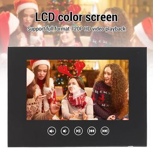 Biglietto d'Auguri Video con Schermo LCD a Colori, Libro Video Personalizzabile per Promozioni, Matrimoni e Anniversari, Brochure Video con Copertina Rigida da 7 Pollici - Product Image 4