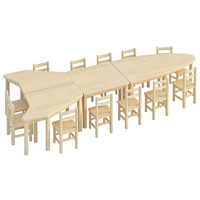 Table d'apprentissage Montessori pour enfants, table combinée pour la maternelle et la garderie, table artisanale