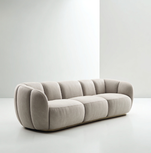 Canapé d'angle carré en bois massif rembourré en noyer noir, style moderne minimaliste haut de gamme, luxe léger créatif, ensemble pour salon et hôtel - Product Image 2