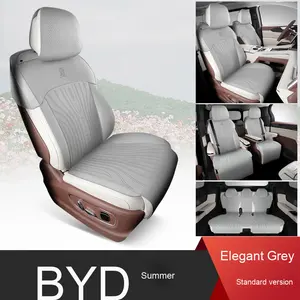 2025 BYD housse de siège en cuir Ultra-mince coussin de selle universel respirant pour toutes les saisons été <span class=keywords><strong>demi</strong></span>-couverture pour siège de voiture BYD - Product Image 6