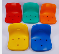 Chaise d'extérieur moderne en panneau HDPE 2026, diverses couleurs, pour stades, gymnases, centres commerciaux, projets scolaires, chaise d'extérieur durable pour écoles