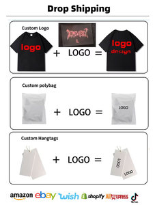 カスタマイズDTGプリントロゴ酸ウォッシュドトシャツビンテージウォッシュドストリートウェアコットン<span class=keywords><strong>T</strong></span>シャツ特大バギーフィットクロップドトシャツ - Product Image 6