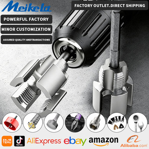 Ouvre-tuyau universel détachable pour <span class=keywords><strong>perceuse</strong></span> à main, pour le filetage des tuyaux PPR et PPE, avec kit de fabrication de filetages pour trous intérieurs et extérieurs - Product Image 1