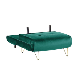 Canapé-lit pliant en velours, confortable et relaxant, idéal pour le salon - Product Image 4