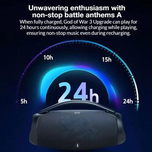 ลำโพงบลูทูธ BOOMBOX3 WIFI รุ่นที่ 3 สำหรับฟังเพลง 5.3 พร้อมระบบควบคุมผ่านแอพพลิเคชั่น กำลังขับ 100-300 วัตต์ เสียงสเตอริโอแบบพกพาสำหรับใช้งานกลางแจ้ง BOOMBOX3 WIFI - Product Image 4