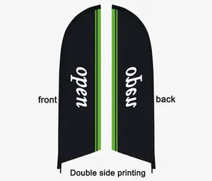 Bandera Publicitaria Personalizada para Talleres Mecánicos, Estilo Corporativo, Asta de Aluminio, Impresión Digital en Poliéster, Bandera Promocional para Clubes de Servicio Automotriz - Product Image 6