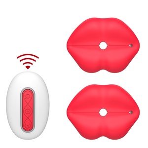 Masajeador Eléctrico con Control Remoto para Mujeres Adultas, Estimulador de Pezones con Pinza Roja, Juguetes Sexuales, Vibrador - Product Image 1