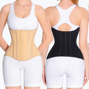 Gaine amincissante colombienne taille haute pour femme, effet <span class=keywords><strong>ventre</strong></span> <span class=keywords><strong>plat</strong></span>, entraîneur de taille BBL, avec logo personnalisé, pour l'entraînement - Product Image 1