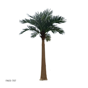 Grand cocotier artificiel en fibre de verre résistant aux UV personnalisable, palmier simulé pour la décoration de <span class=keywords><strong>villa</strong></span> d'hôtel - Product Image 2