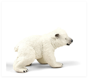 A granel gran miniatura Oso Polar animales árticos plástico duro sólido pingüino figuritas niños juguetes zoológico decoración realista al por mayor - Product Image 3