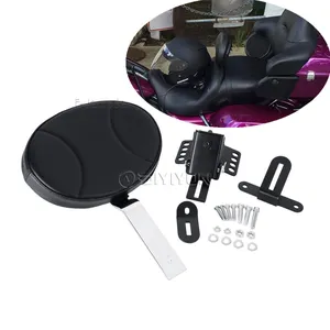 Adjustable Plug In Driver Rider Motorcycle Backrest Kit for Harley Electra Road Street Glide Road King CVO 1997-2018