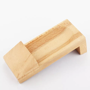 Plateau de décorticage d'huîtres en <span class=keywords><strong>bois</strong></span> naturel et <span class=keywords><strong>acier</strong></span> inoxydable, personnalisé, directement de l'usine, avec ensemble de couteaux à huîtres (conception fixe) - Product Image 5