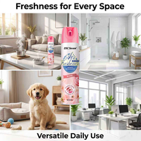 Désodorisant en aérosol personnalisé OEM, grande capacité, parfum longue durée pour hôtel, salle de bain, toilettes, maison