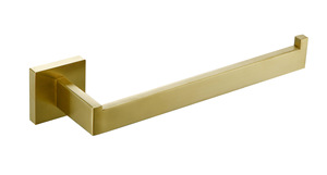 Ensemble d'accessoires de salle de bain mural en acier inoxydable 304, comprenant un porte-serviettes simple, un porte-essuie-tout de cuisine long et une longue barre porte-serviettes - Product Image 4