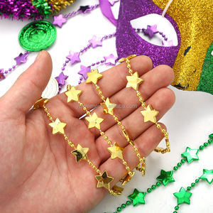 Di alta qualità durevole utilizzando collane a stella impermeabili per feste Multi-colore collana a stella a cinque punte - Product Image 4